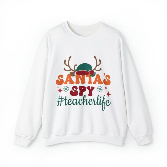 Santa's Spy Teacher Sweatshirt